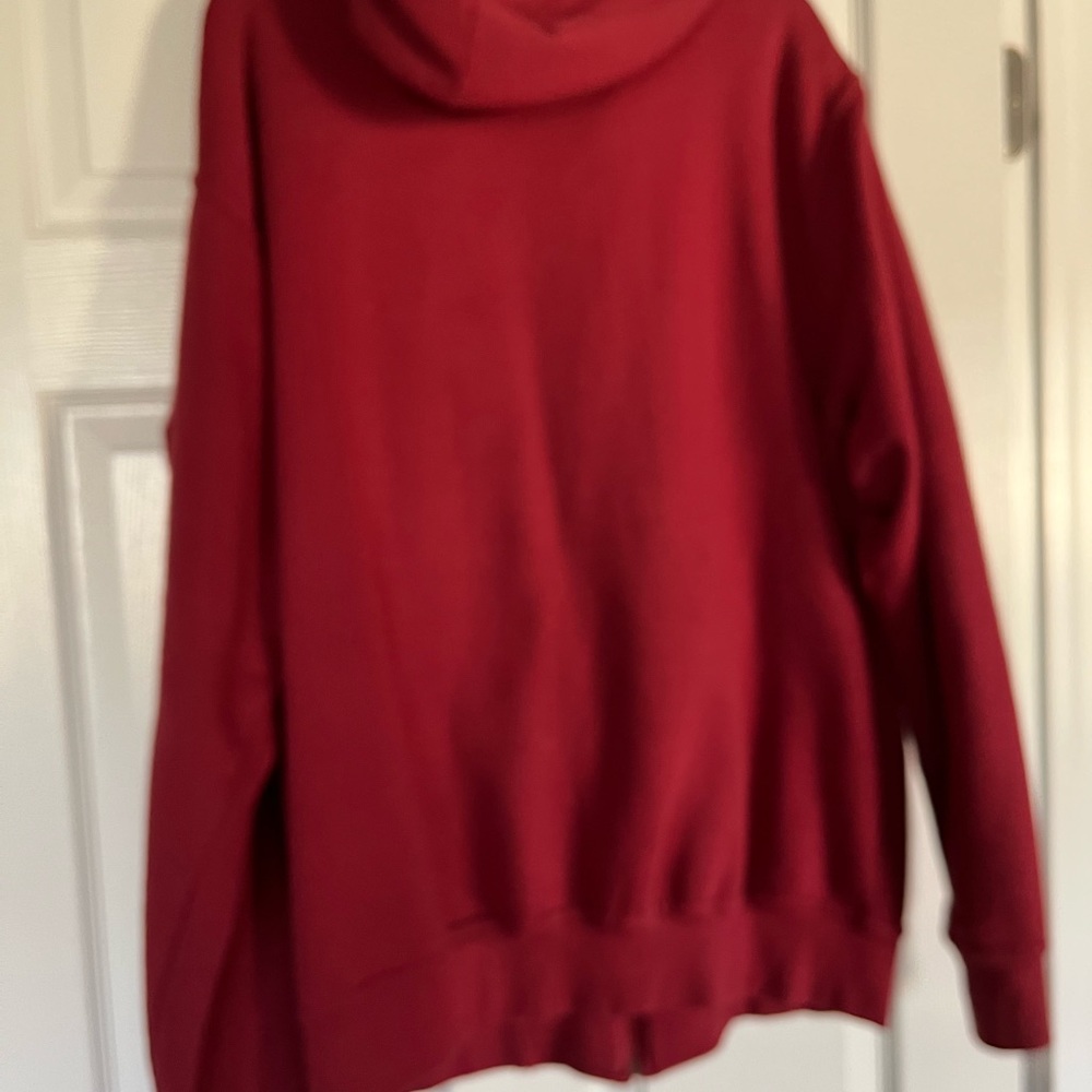 Men’s Official NFL 2XL Zip Up Redskins Hoodie